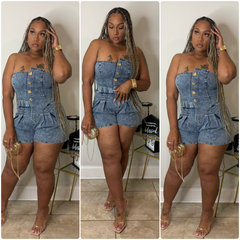 Denim Dreams Romper
