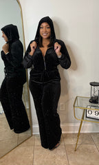 Midnight Sparkle Velour Set (not included in sale)