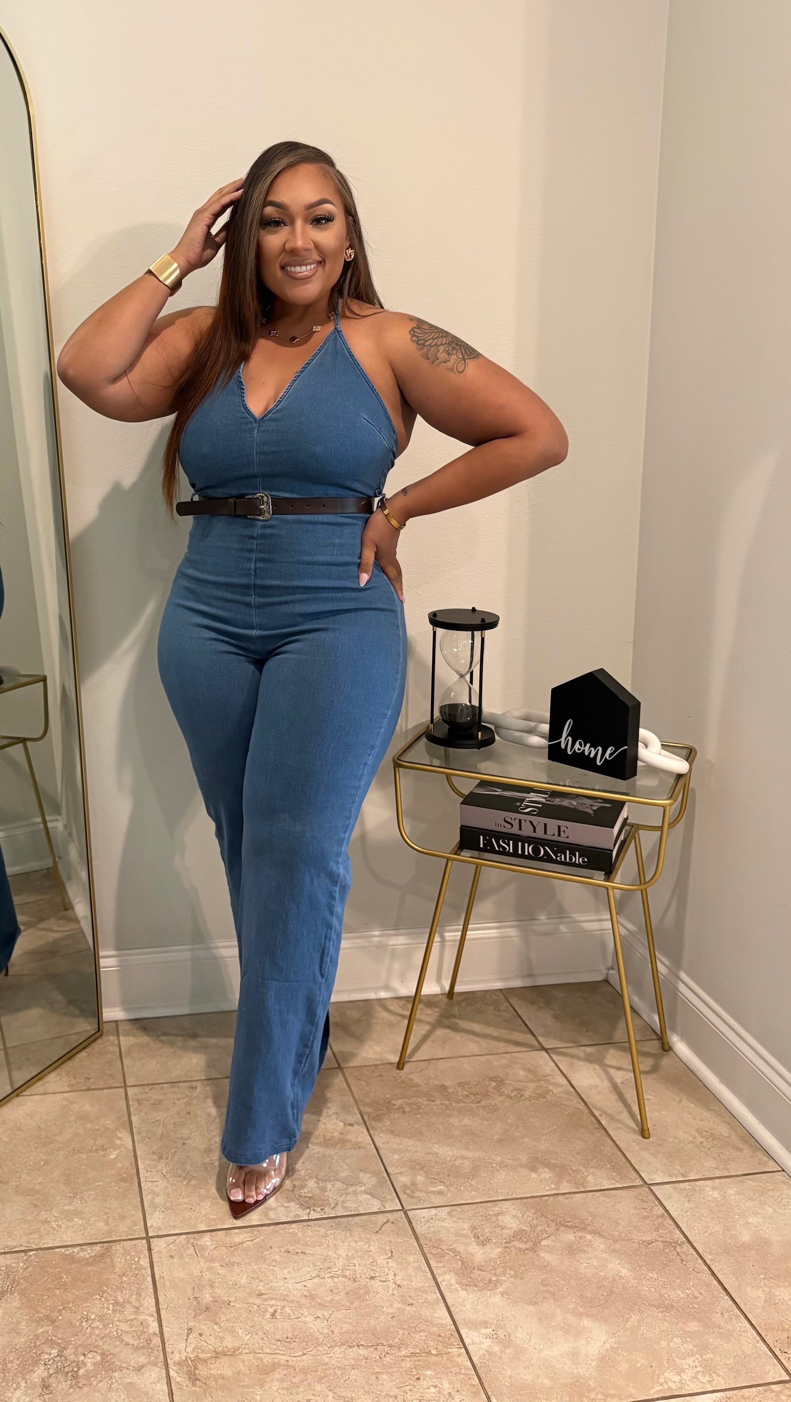 SICILY DENIM JUMPSUIT