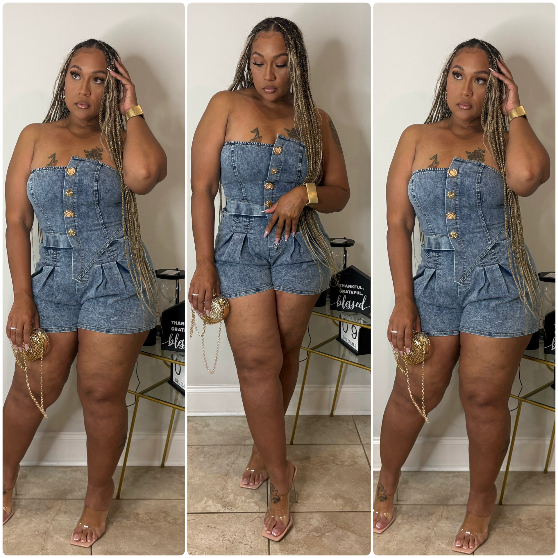 Denim Dreams Romper