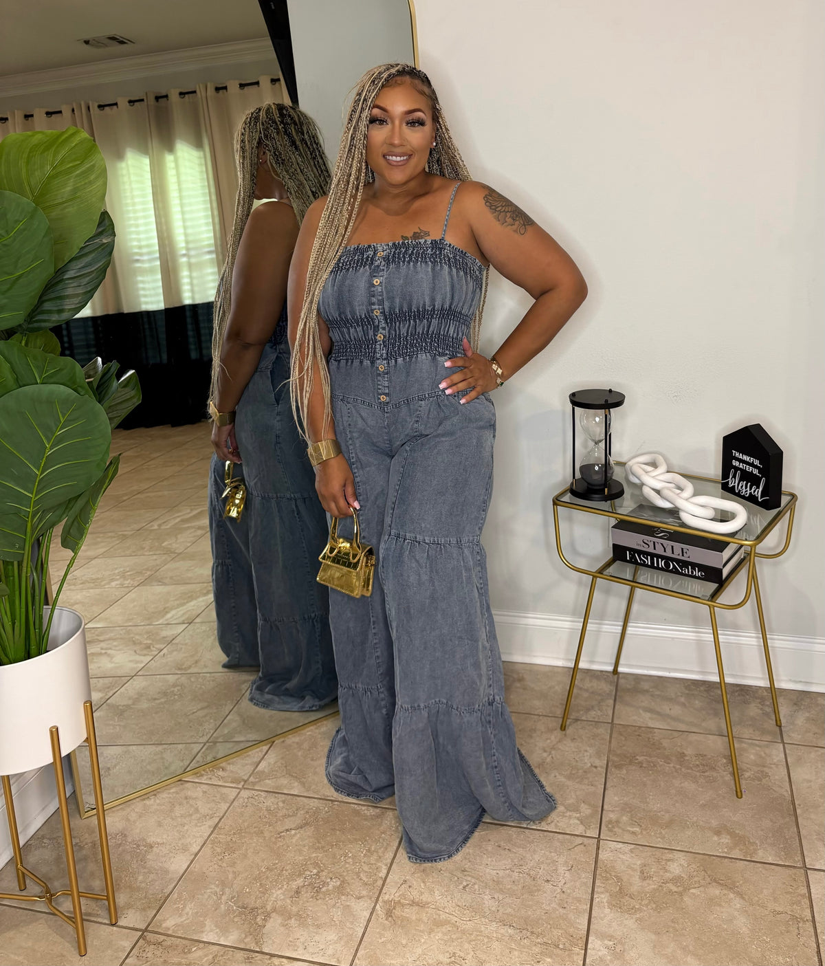 ON A CHILL JUMPSUIT