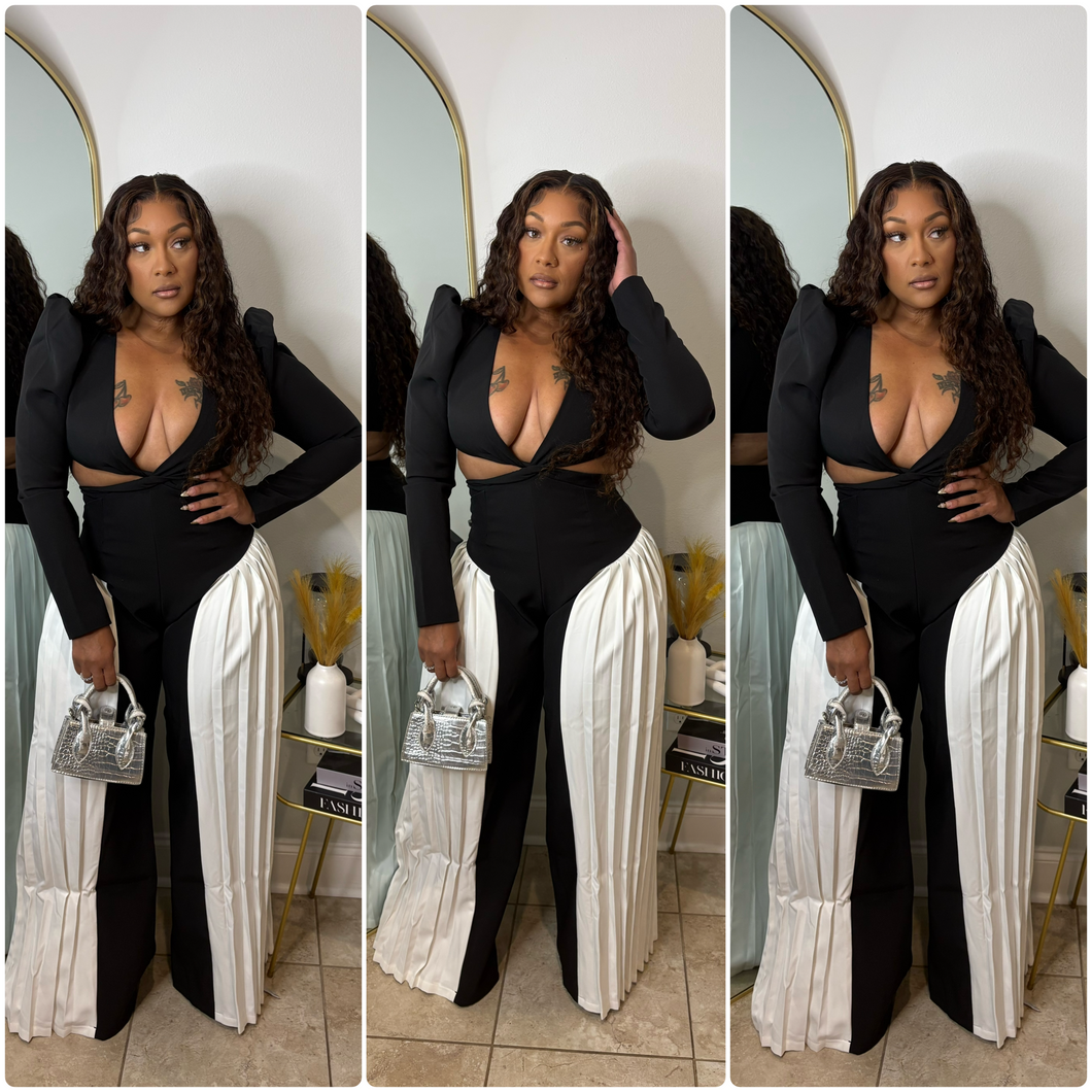 Monochrome Muse Jumpsuit