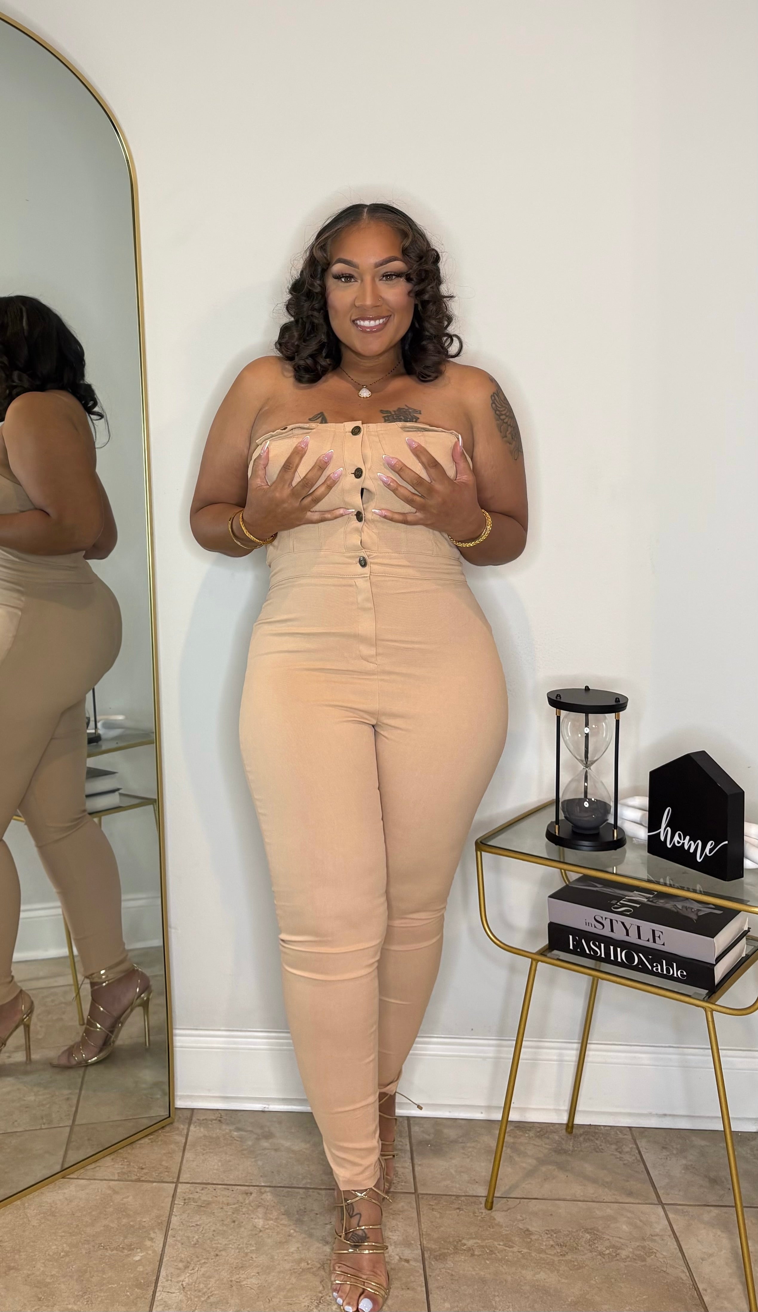 SO MINE JUMSUIT (khaki)