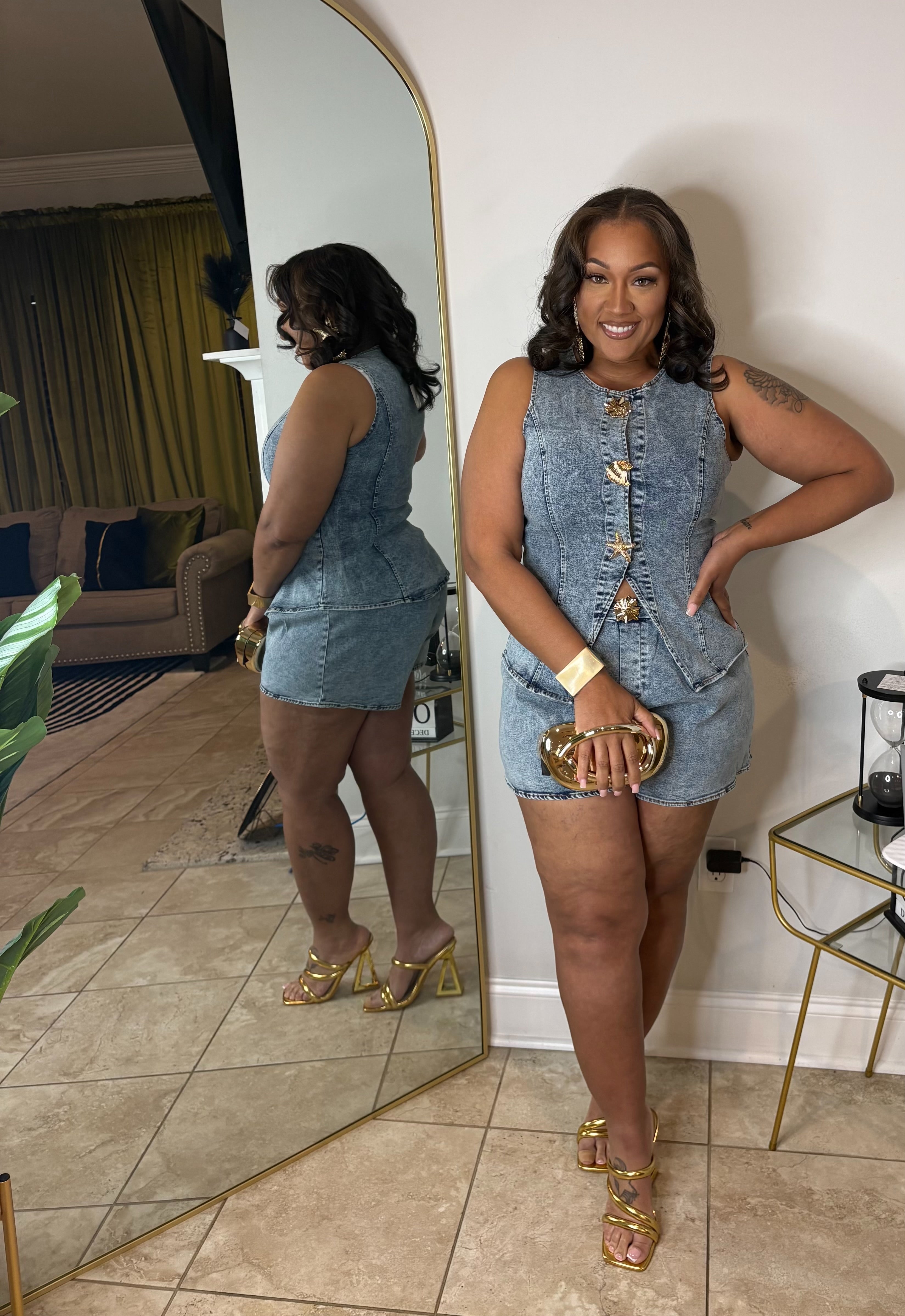 The Luxe Denim Set