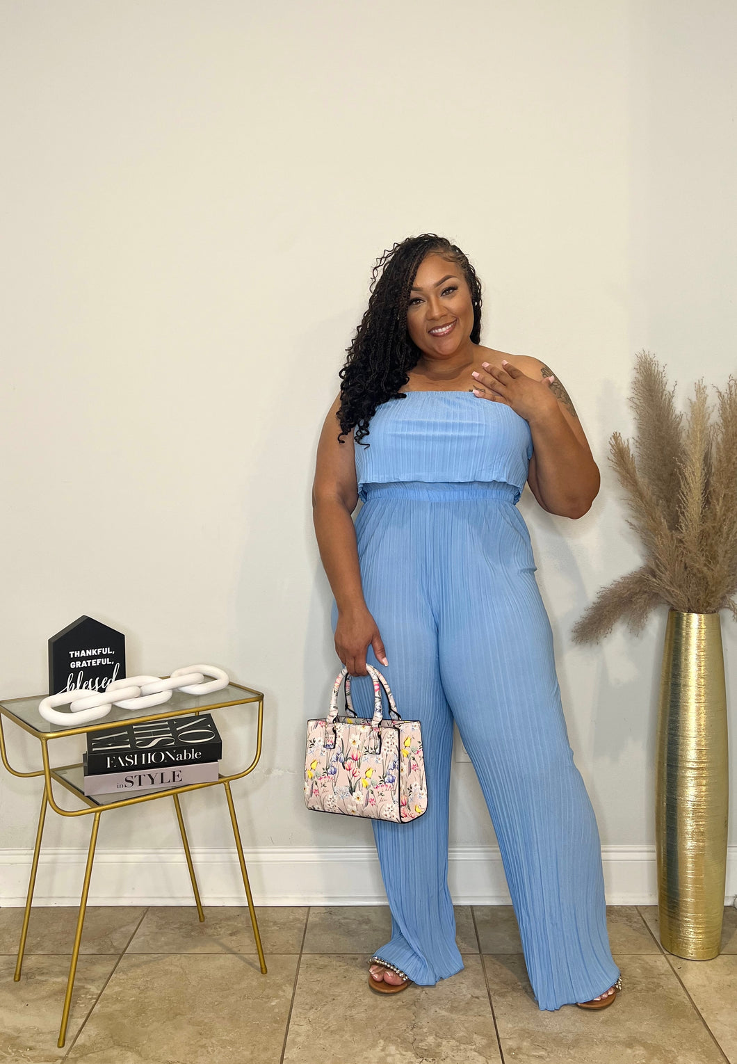 ANY DAY JUMPSUIT (blue)