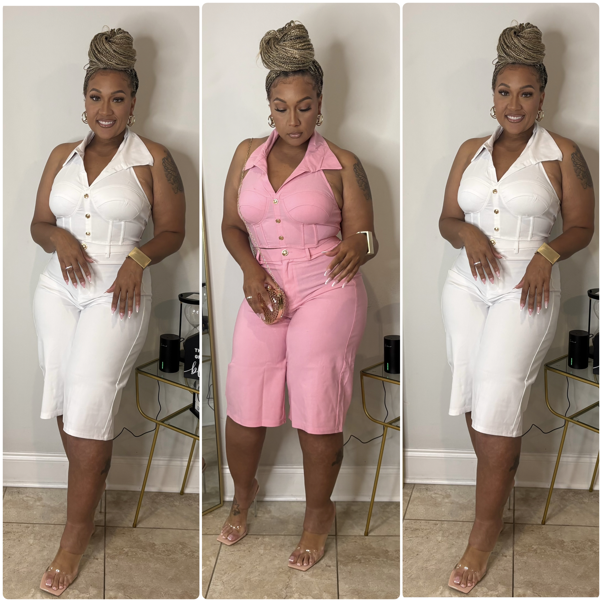 Boss Babe Bermuda Set